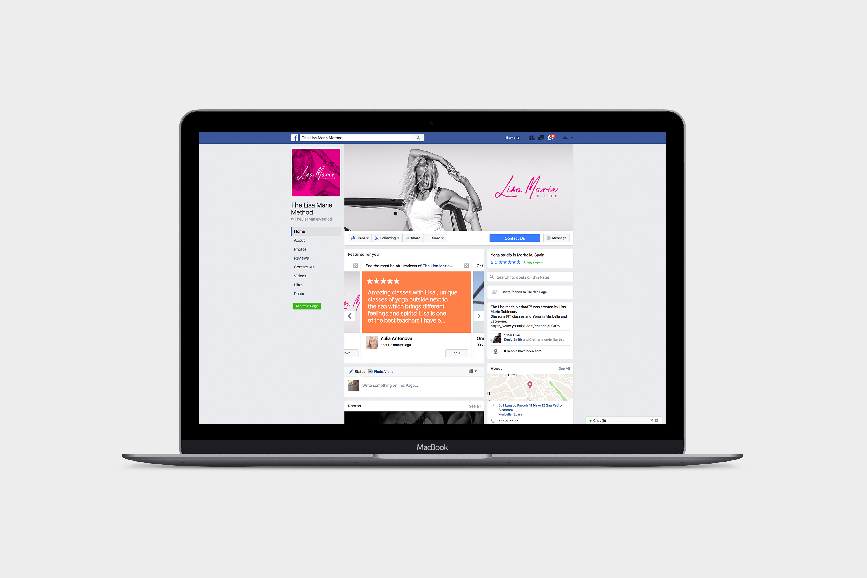 Lisa Facebook banner design