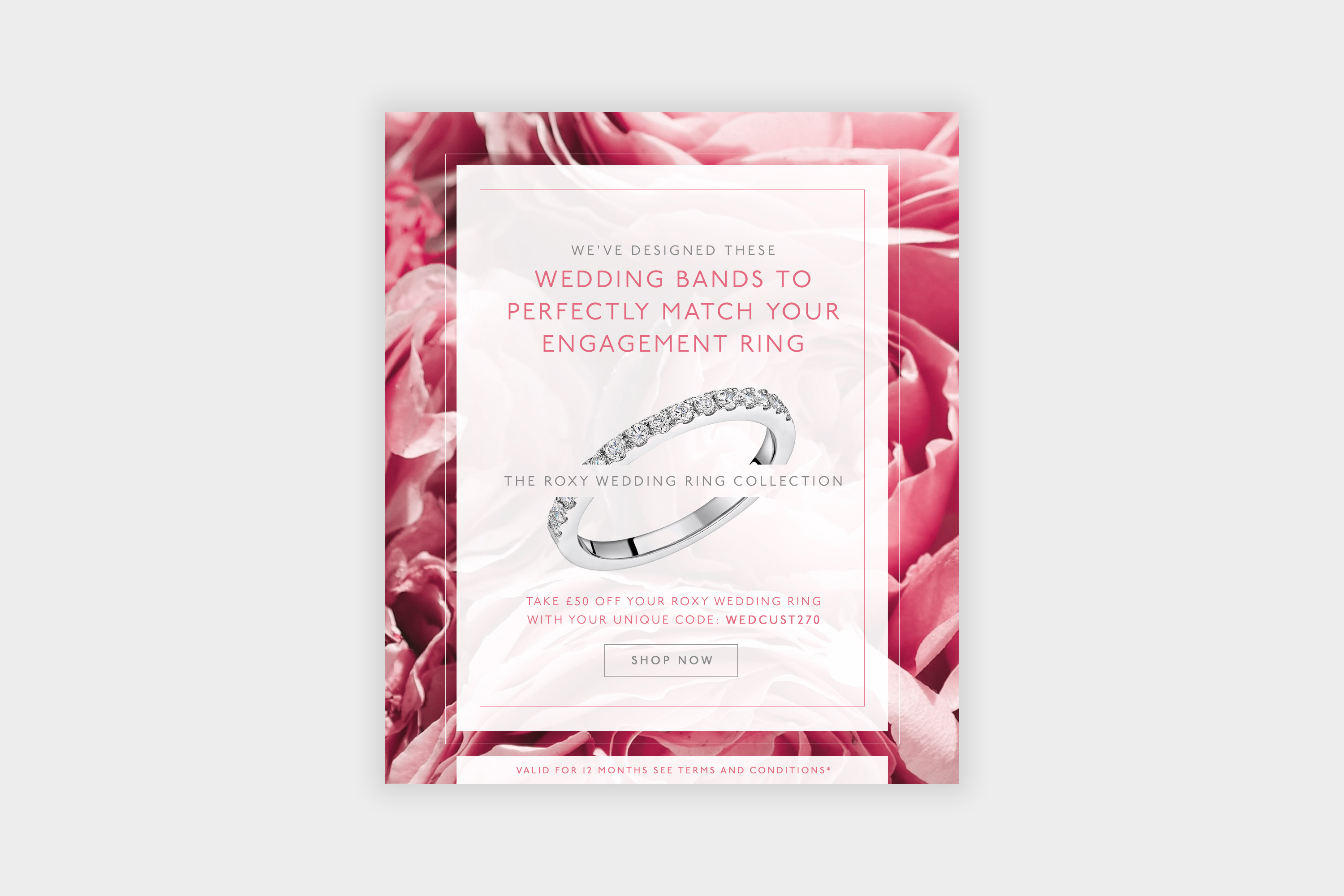 The diamond store html email banner design